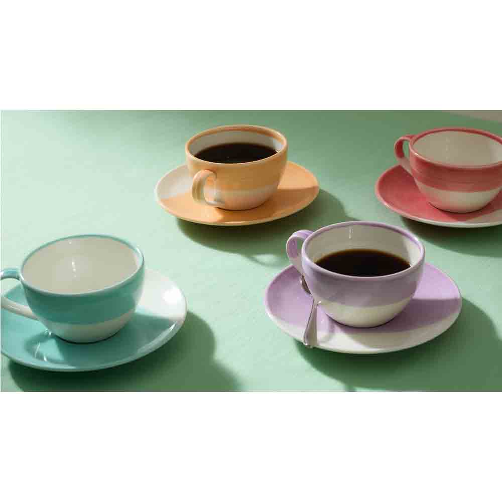 Royal Doulton 1815 Bright Set of 4 Cappuccino And Saucer Set