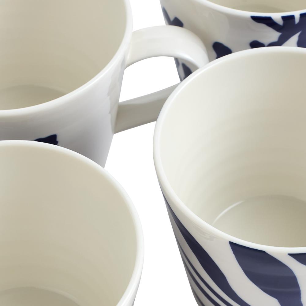 Royal Doulton Set of 4 Pacific Assorted Mugs 400ml