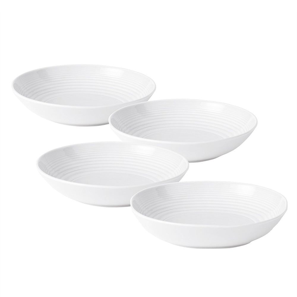 Gordon Ramsay Maze by Royal Doulton Set of 4 Pasta Bowl 24cm White