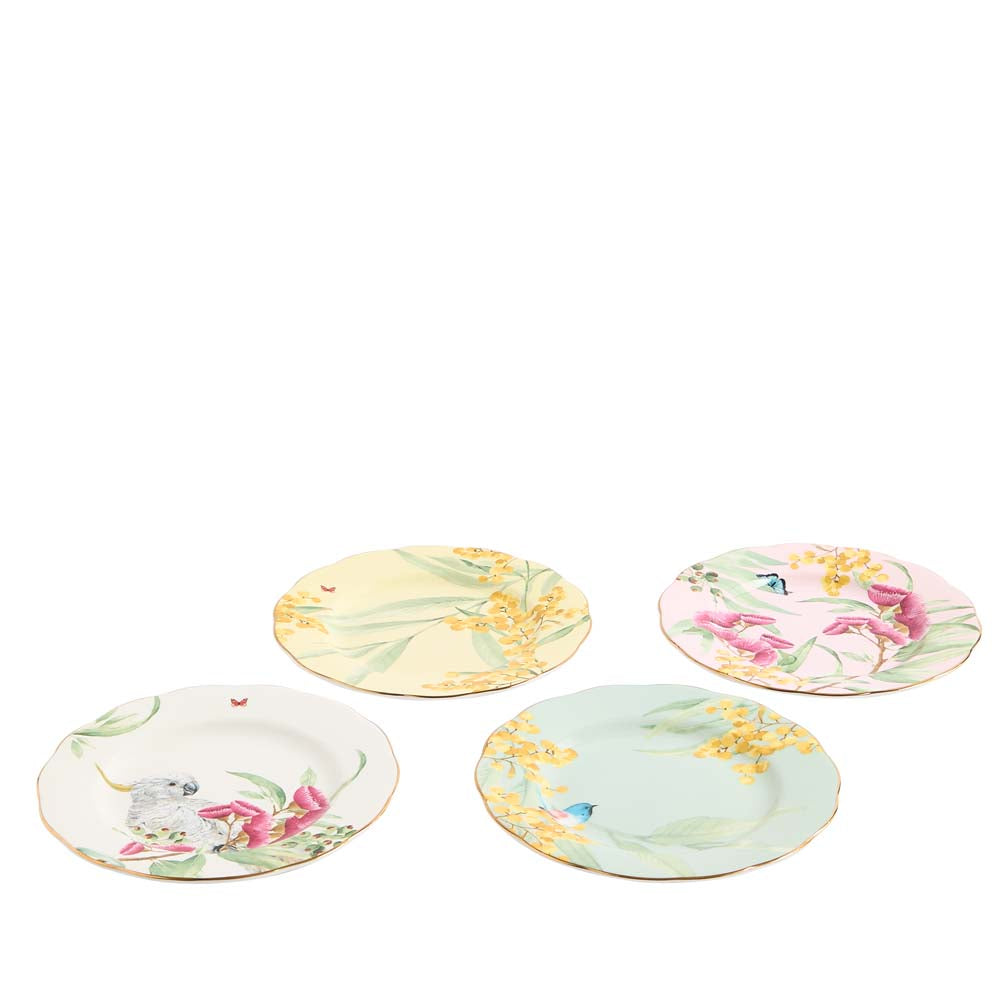Miranda Kerr for Royal Albert Australiana Set of 4 Plates