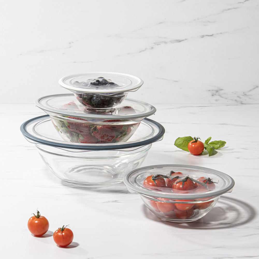 Ladelle Eco Flexi Set of 4 Assorted Airtight Bowl Covers