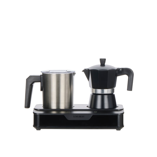 Leaf & Bean Electric Espresso Maker With Milk Frother & Warmer
