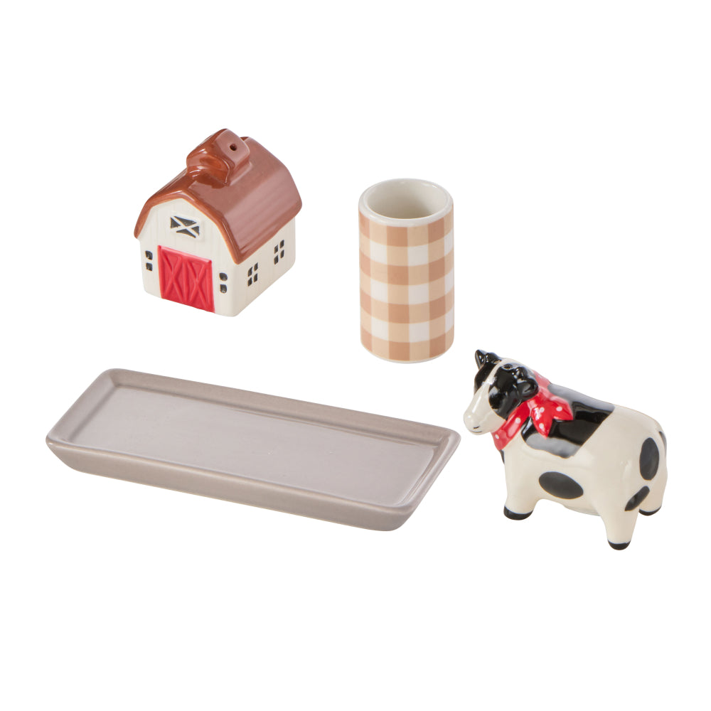 Davis & Waddell Homestead Salt & Pepper Shaker With Toothpick Holder