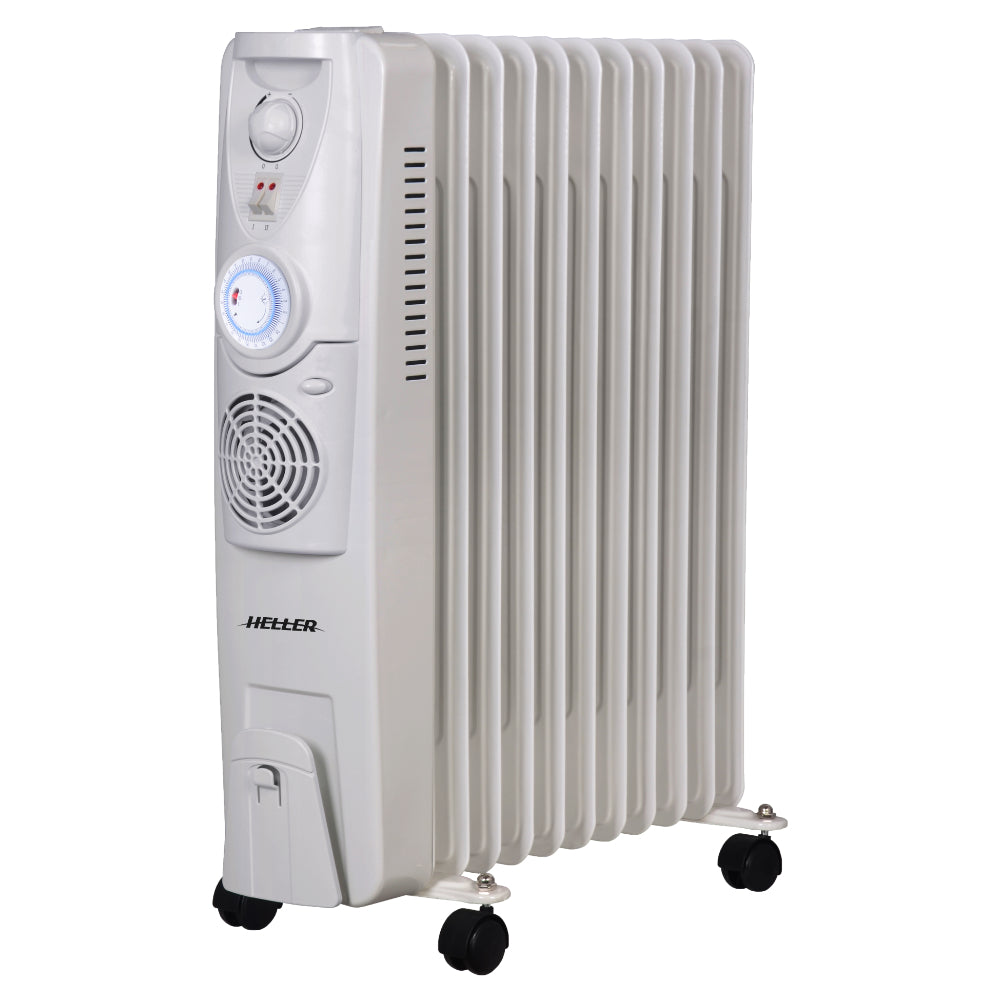 Heller 11 Function Oil Heater With Fan & Timer