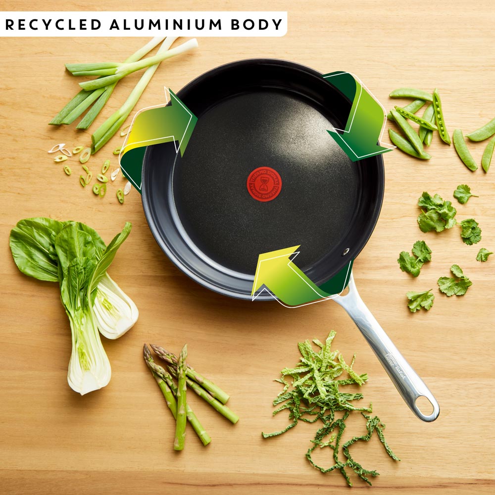 Tefal by Jamie Oliver Ceramic Enjoy 5 Piece Cookware Set with Pan Protectors