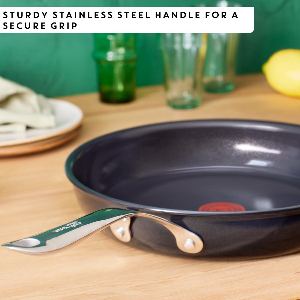 Tefal by Jamie Oliver Ceramic Enjoy 5 Piece Cookware Set with Pan Protectors