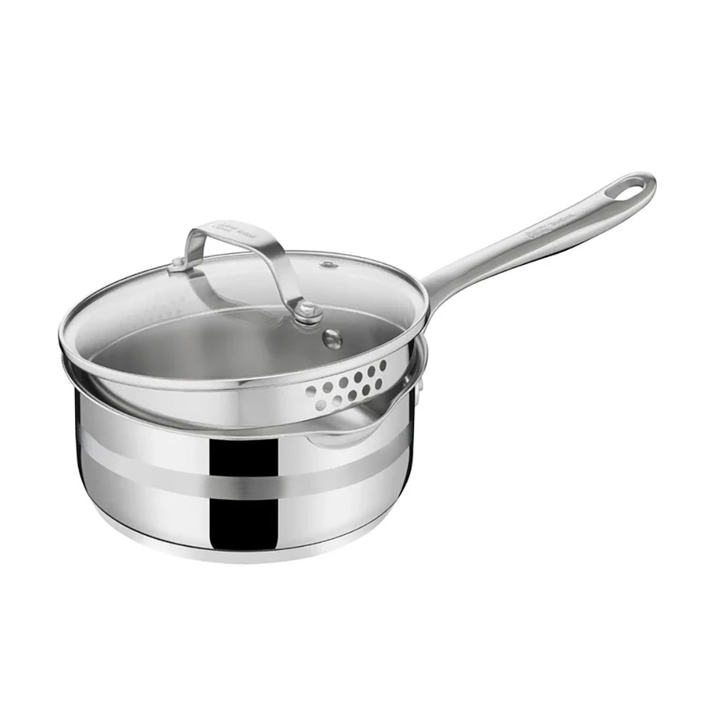 Induction Stainless Steel saucepan with drain lid - House