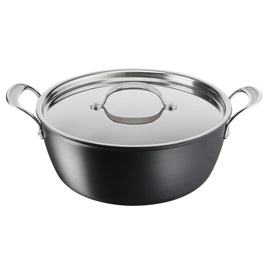 Jamie Oliver by Tefal Cooks Classic Induction Non-Stick Big Batch Pan and Lid 30cm