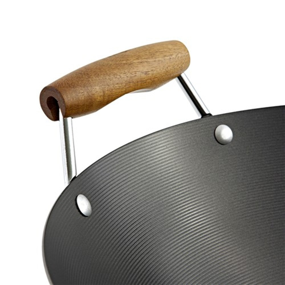 Soffritto Carbon Steel Wok 35cm