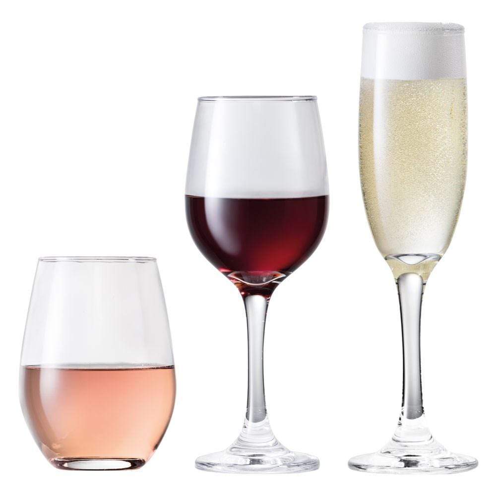 Cellar Tonic 18 Piece Wine Party Glassware Set