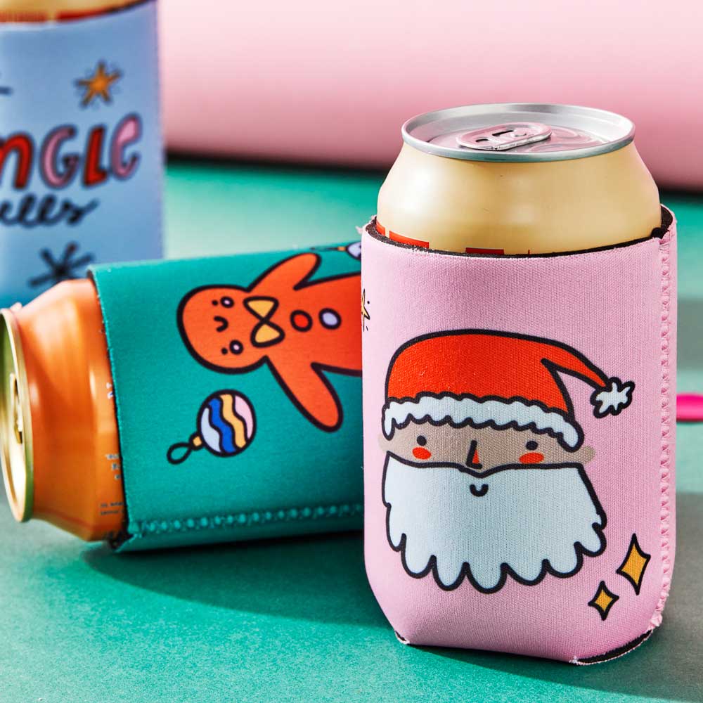 Ambrosia Santas Workshop Stubby Holder - Surprise Stocking Filler