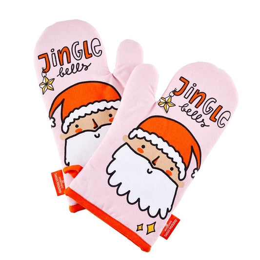 Ambrosia Santas Workshop Set of 2 Oven Gloves