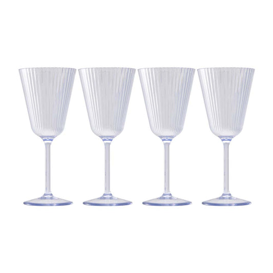 Ambrosia Azure Set of 4 Champagne Glasses 310ml