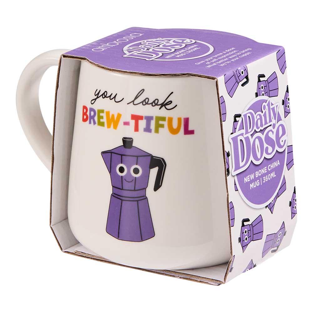 Ambrosia Daily Dose Mug 360ml Brewtiful at House