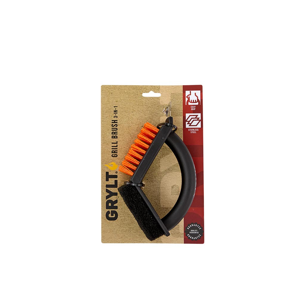 GRYLT 3 in 1 Mini Grill Brush - House