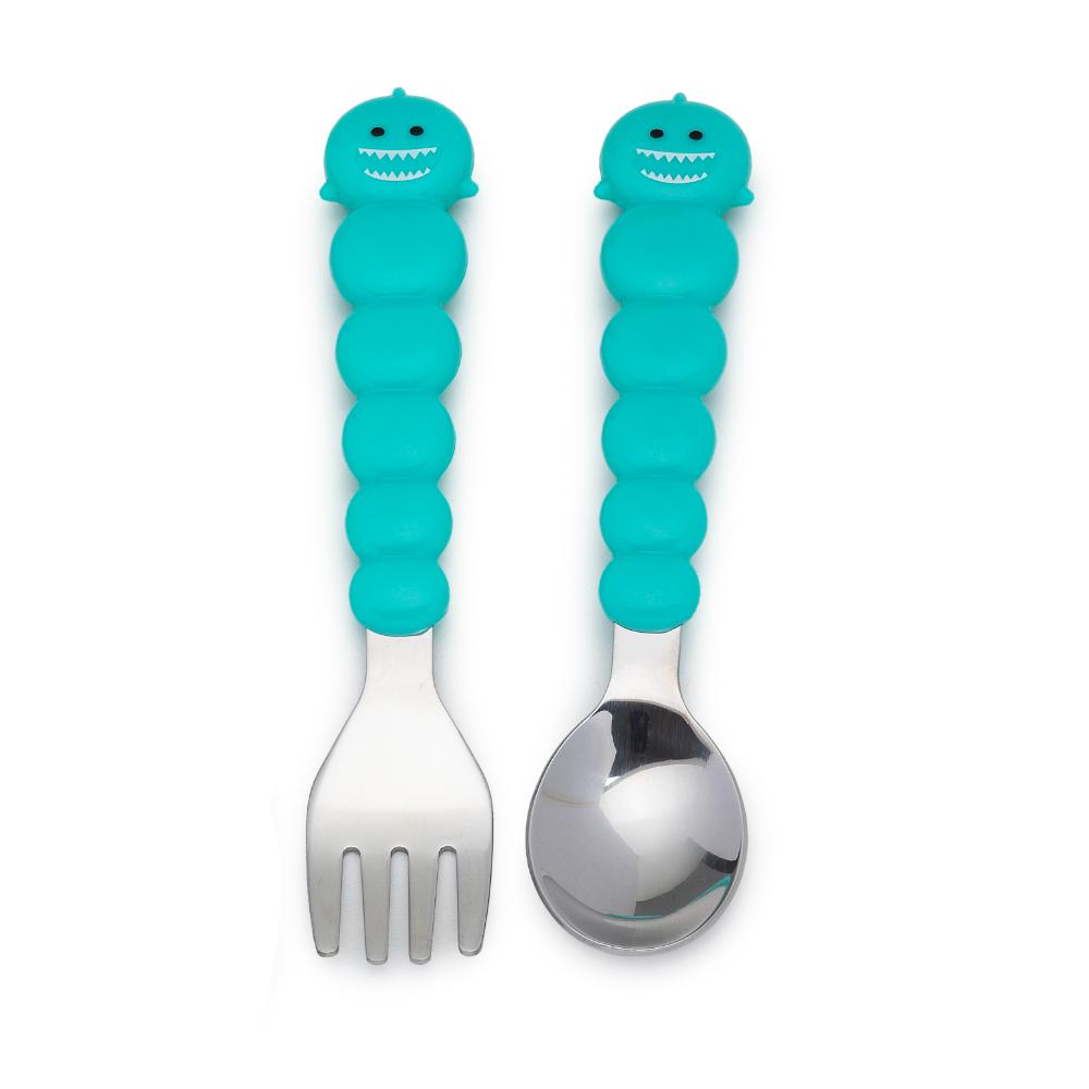 Melii Silicone Animal Bowls With Lid And Utensils - House