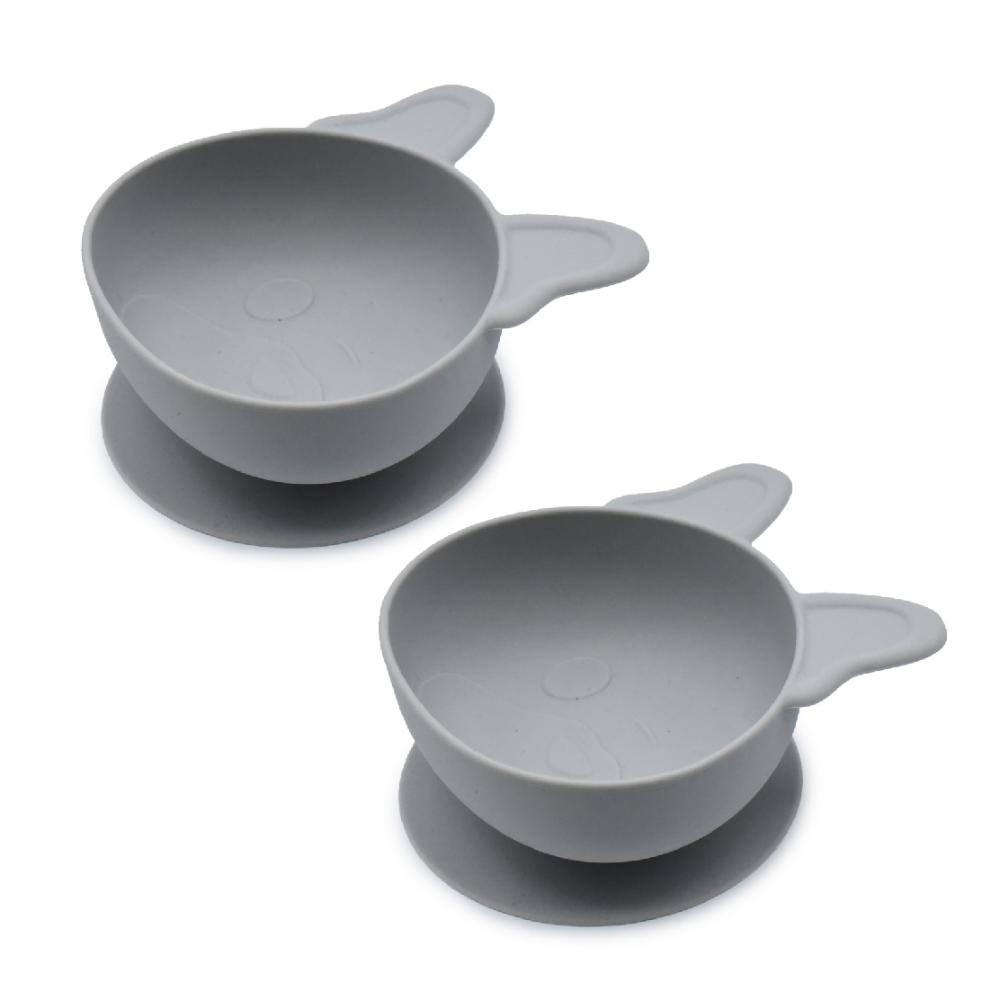 Melii Set Of 2 Silicone Suction Bowls - House