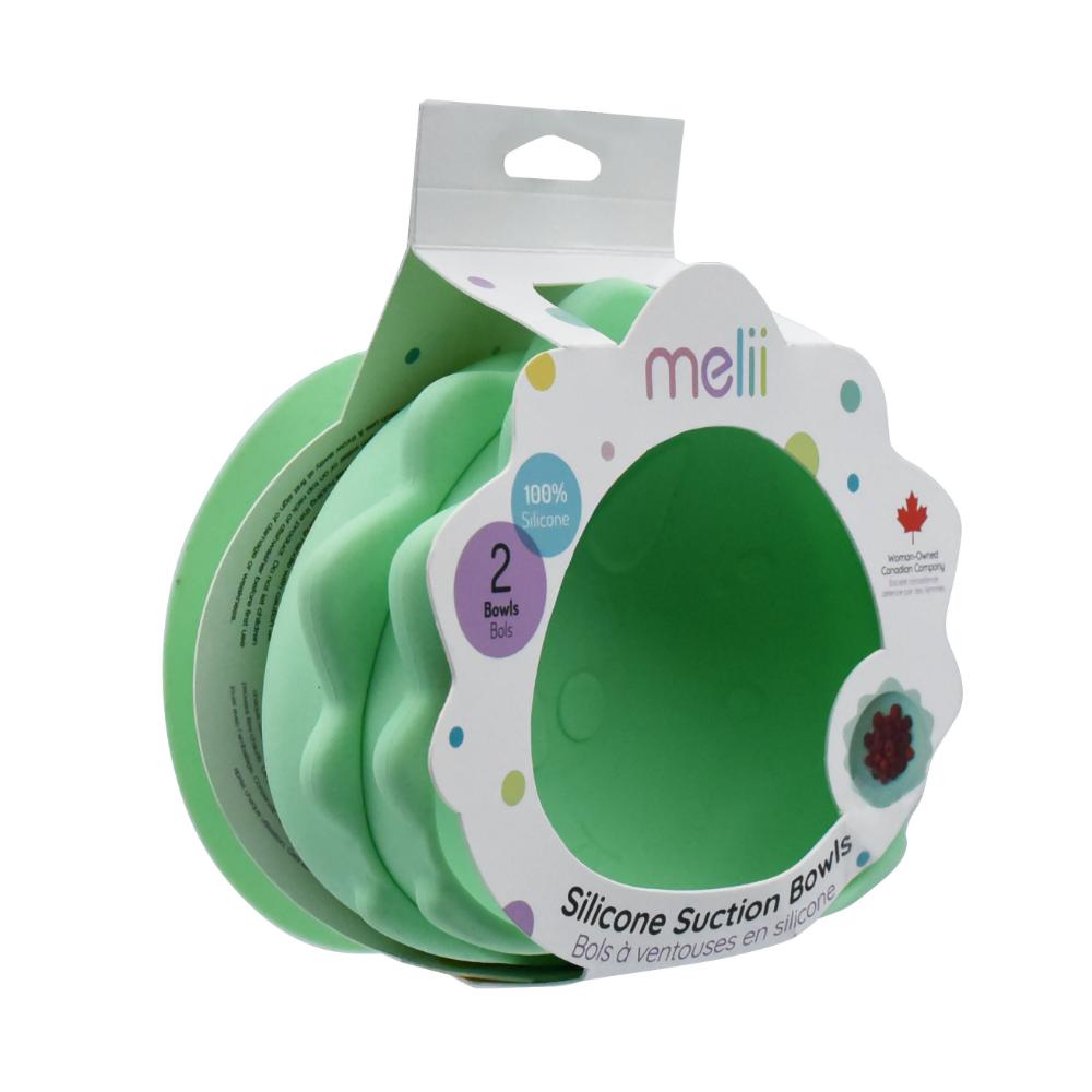 Melii Set Of 2 Silicone Suction Bowls - House
