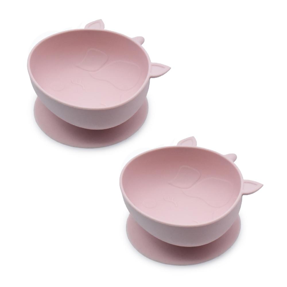 Melii Set Of 2 Silicone Suction Bowls - House