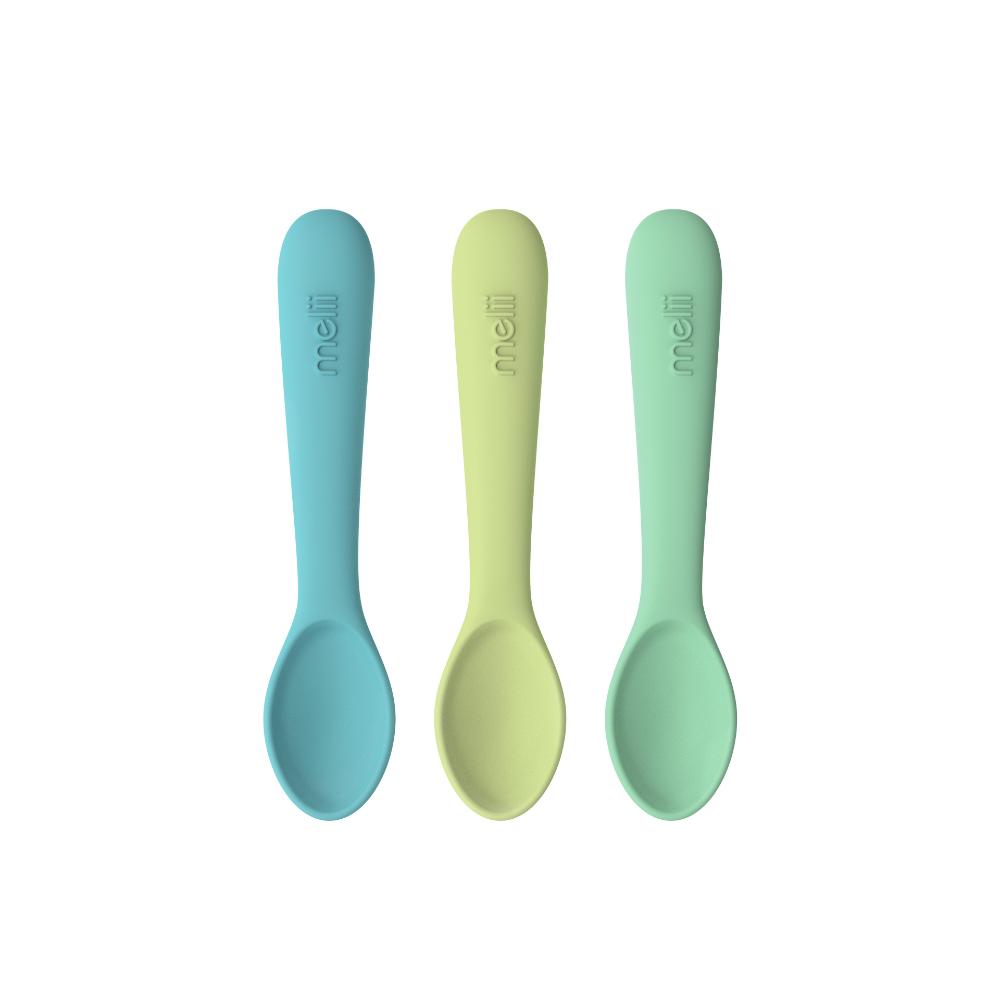 Melii Set of 3 Silicone Spoons - Surprise Style Selection