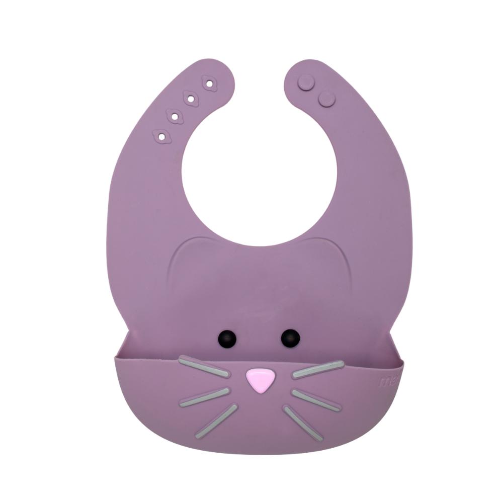 Melii Silicone Animal Bib - House