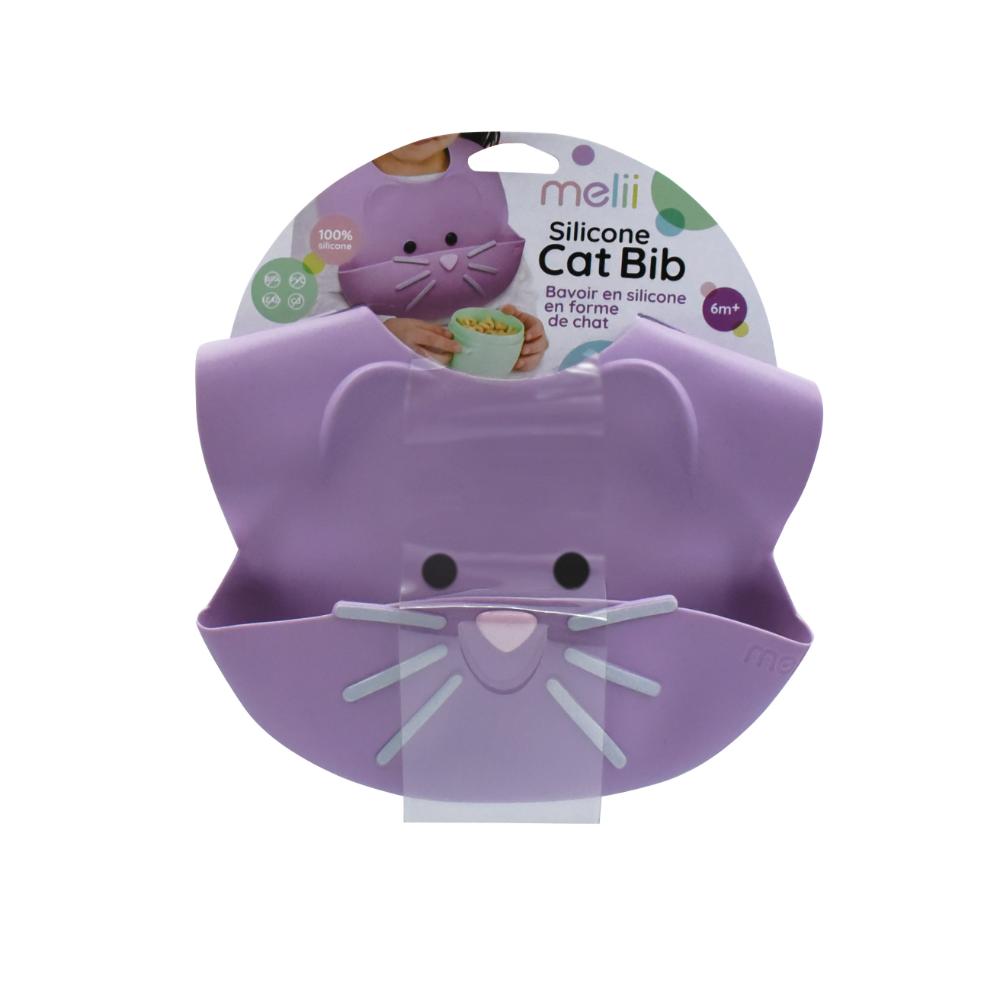 Cat Silicone Animal Bib - House