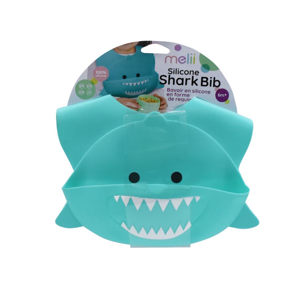 Shark Silicone Animal Bib - House