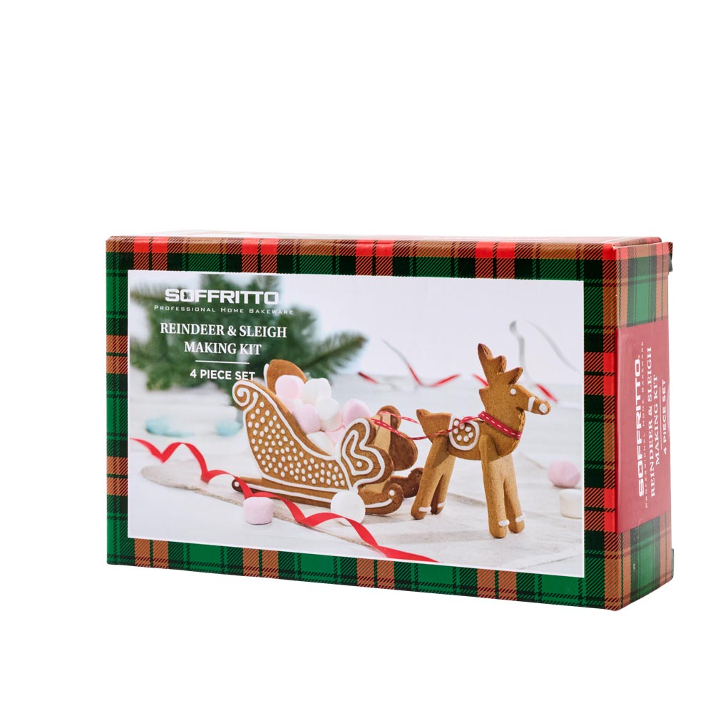 Soffritto Reindeer & Sleigh Baking Set