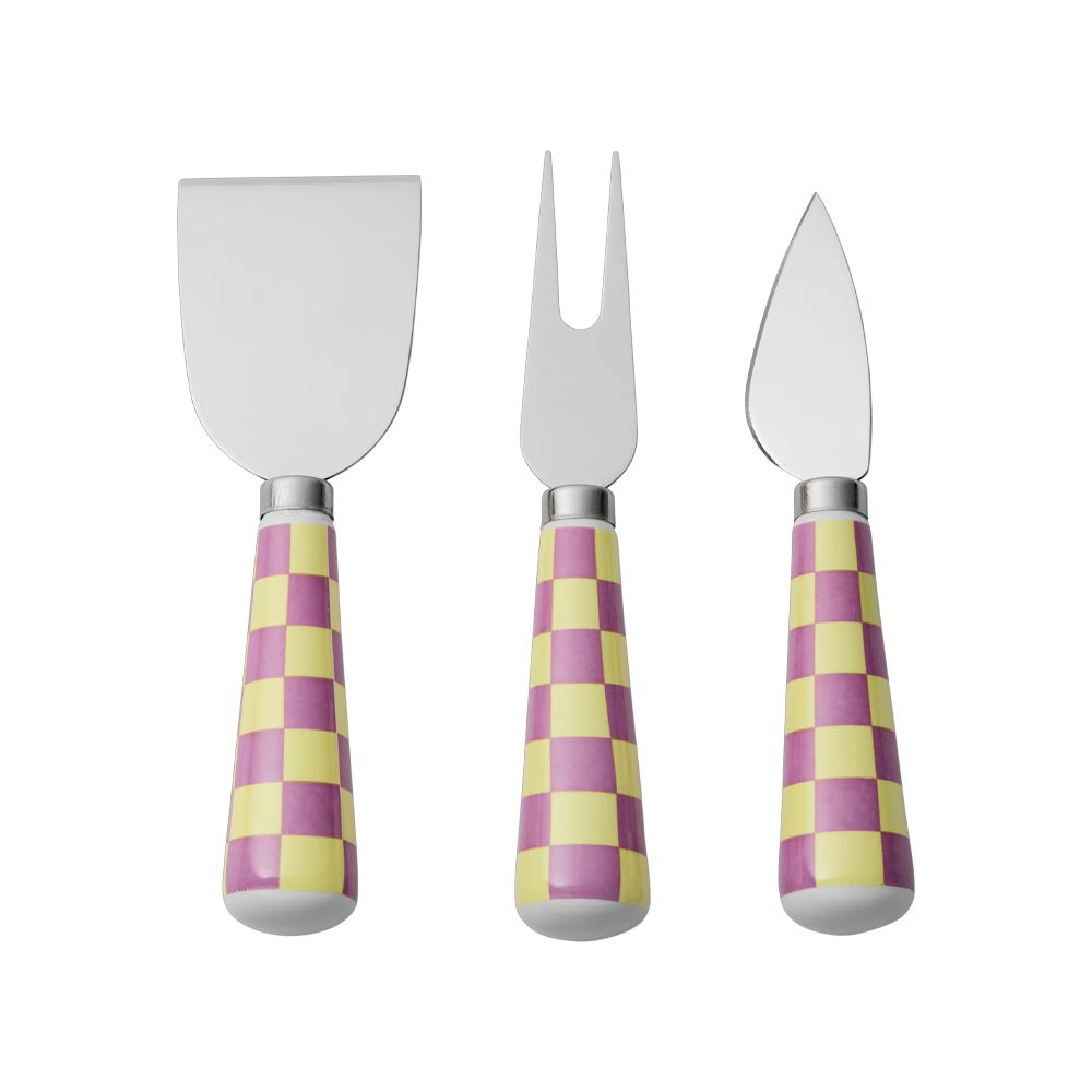 HAYDAE COLLECTIVE checkerboard Cheese Knife - House