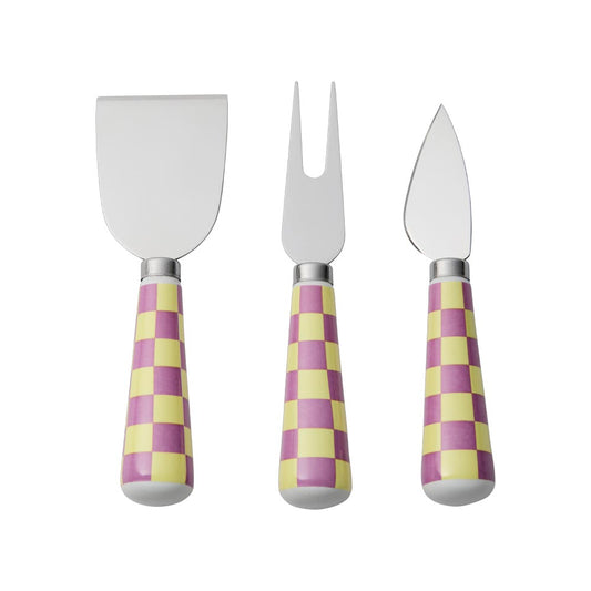 HAYDAE COLLECTIVE checkerboard Cheese Knife - House