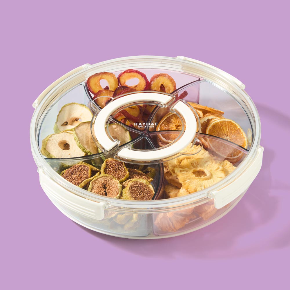 HAYDAE COLLECTIVE Round Snack Box  - House