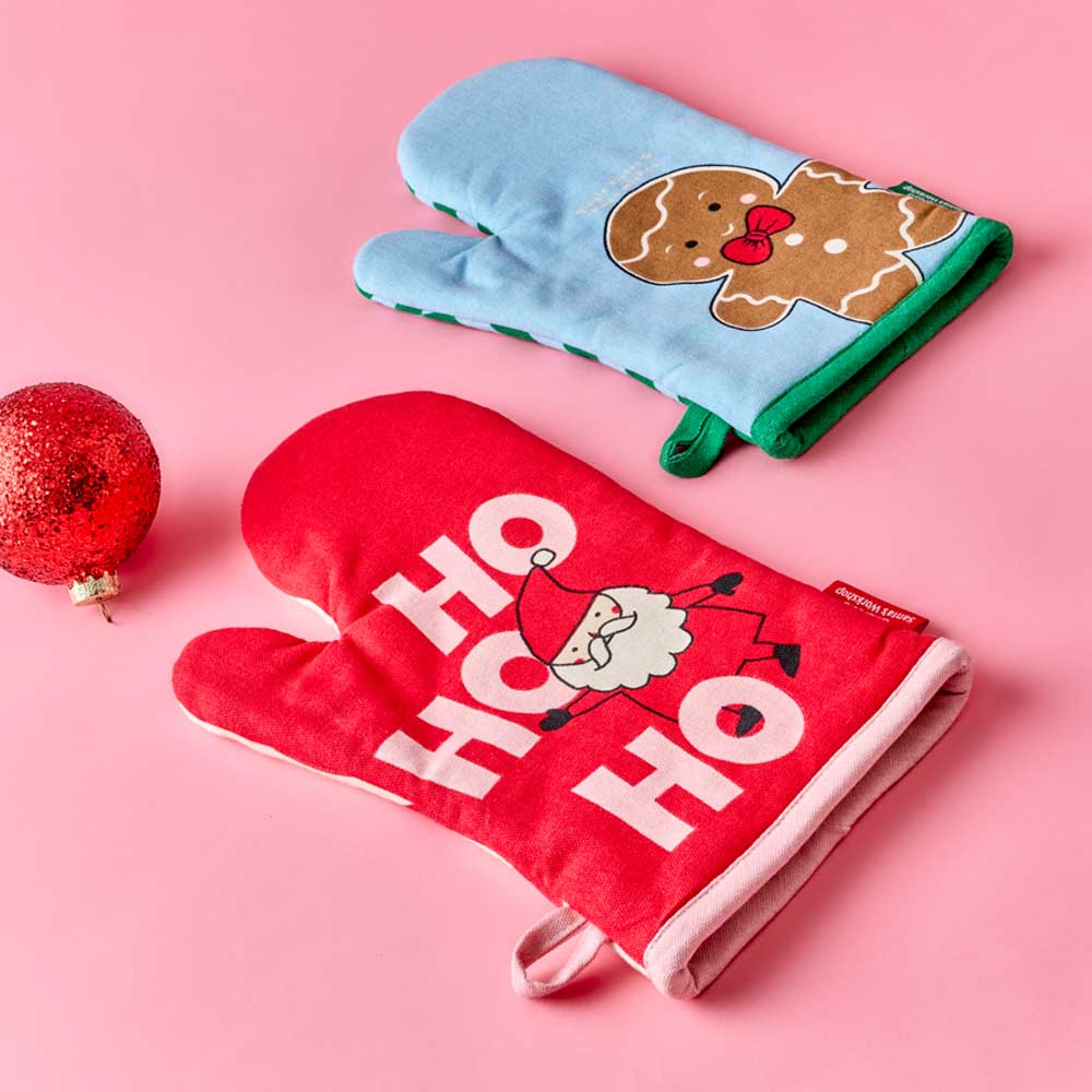 Ambrosia Santas Workshop Oven Mitt