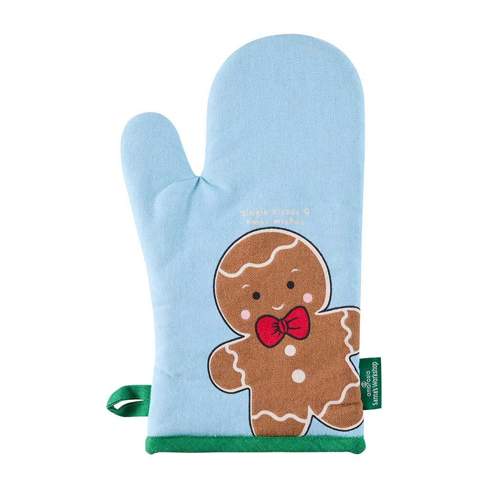 Ambrosia Santas Workshop Oven Mitt
