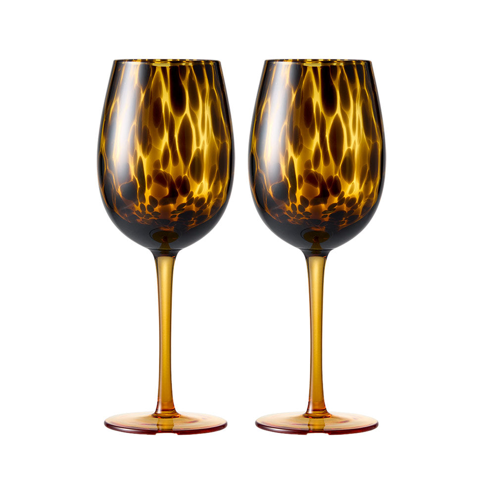 Cellar Premium Luxe Set of 2 Spot Wine Glasses 400ml