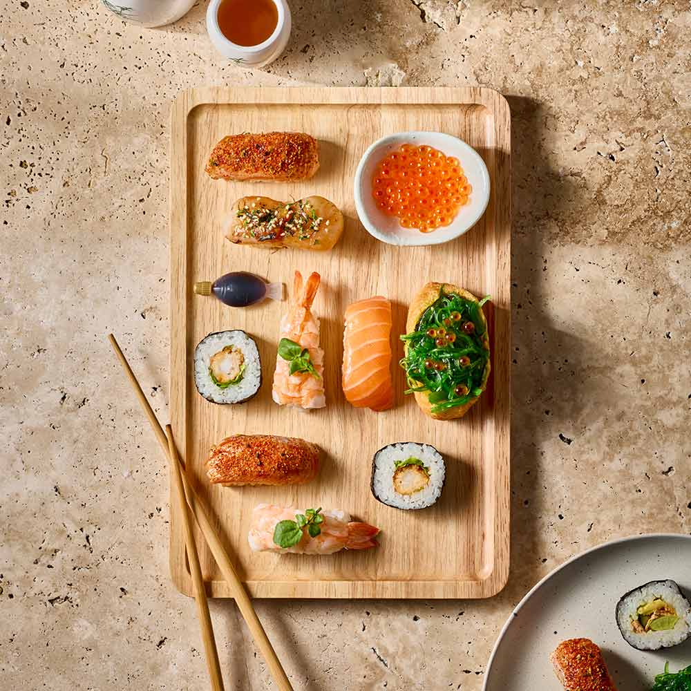 Ambrosia Kove Wooden Rectangle Tray 30cm