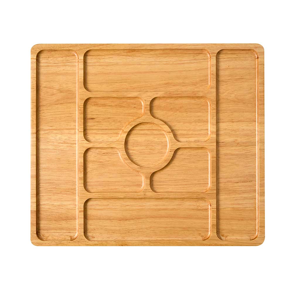 Ambrosia Kove Wooden Divided Tray 44cm