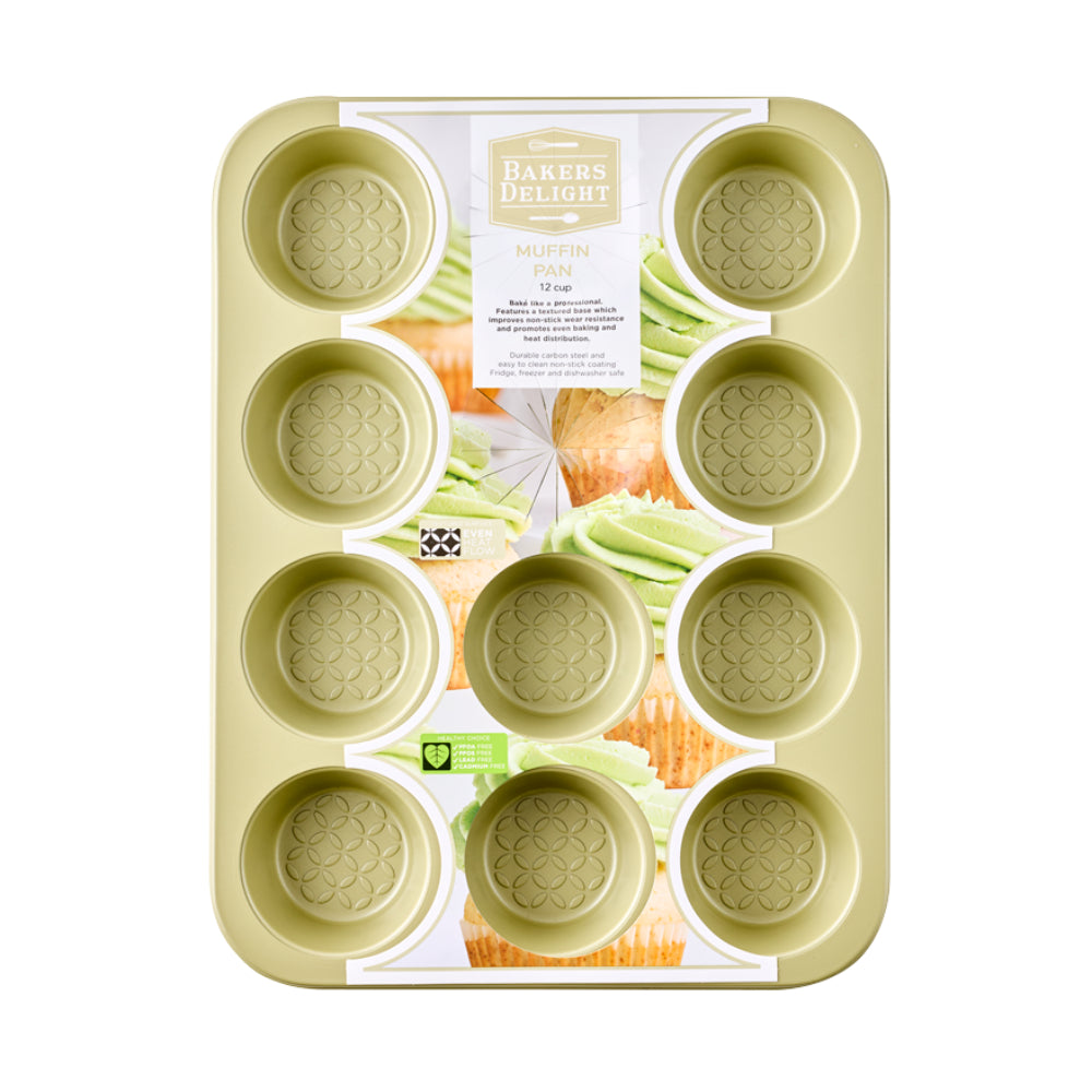 Bakers Delight Cuisson 12 Cup Muffin Pan Matcha