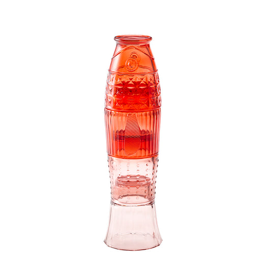 Ambrosia Azure Set of 4 Stacking Fish Glasses