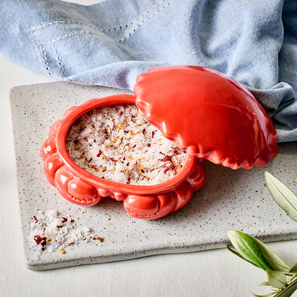 Ambrosia Azure Salt Pinch Pot Crab