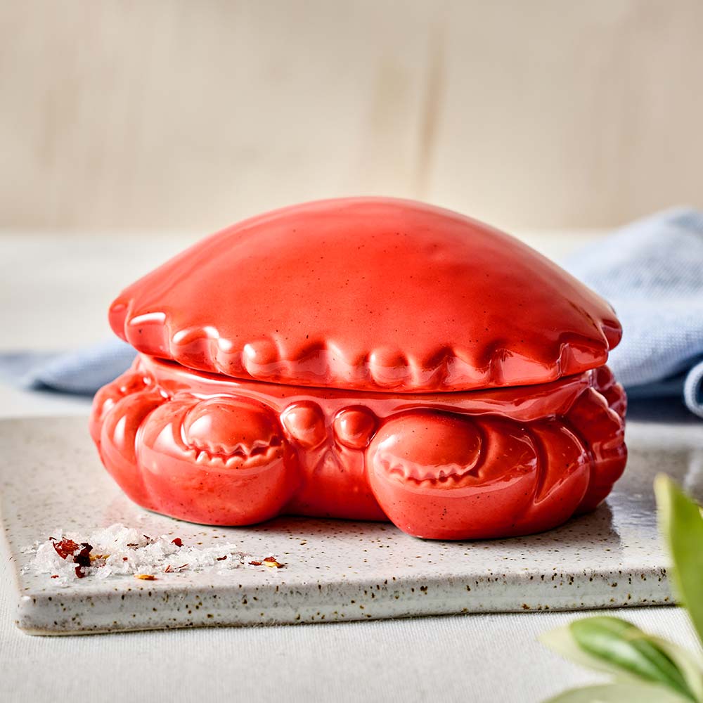 Ambrosia Azure Salt Pinch Pot Crab