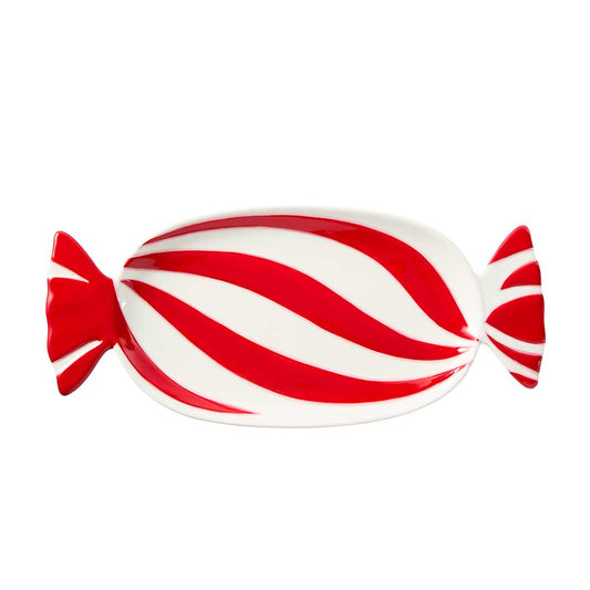 Ambrosia Santas Workshop Candy Serving Platter