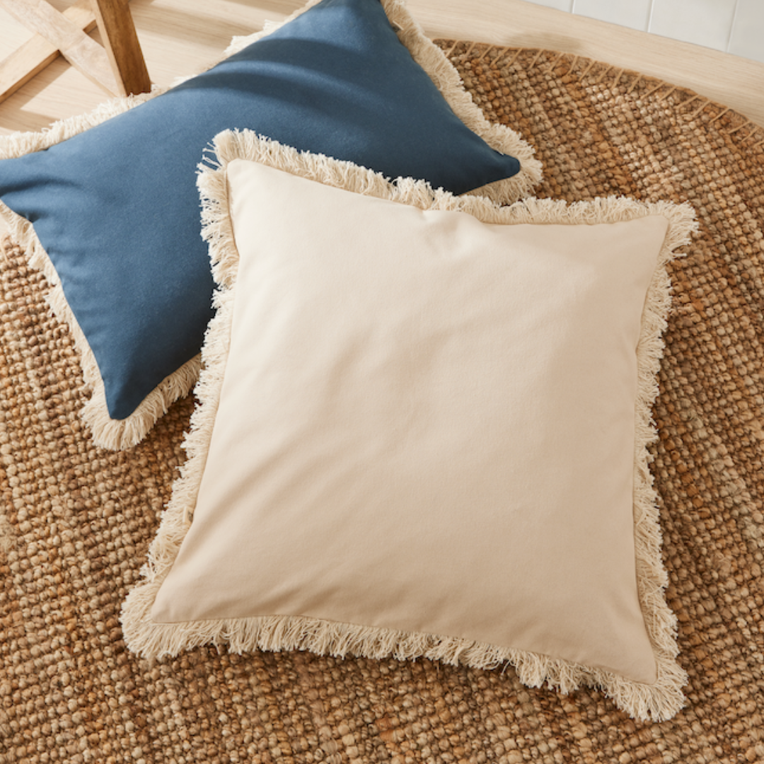 Deborah Hutton Hartwell Breakfast Cushion Petrol