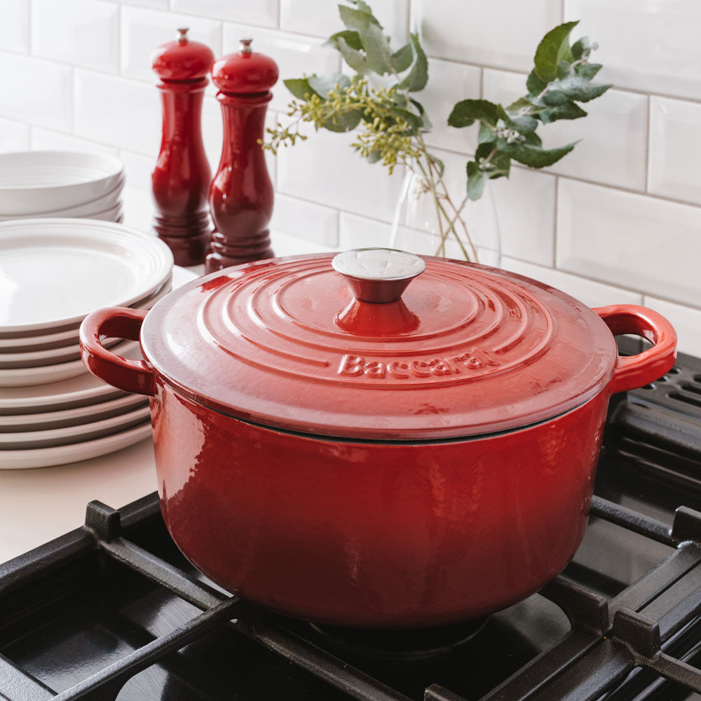 Baccarat Le Connoisseur Cast Iron Round French Oven 29cm 6.3L