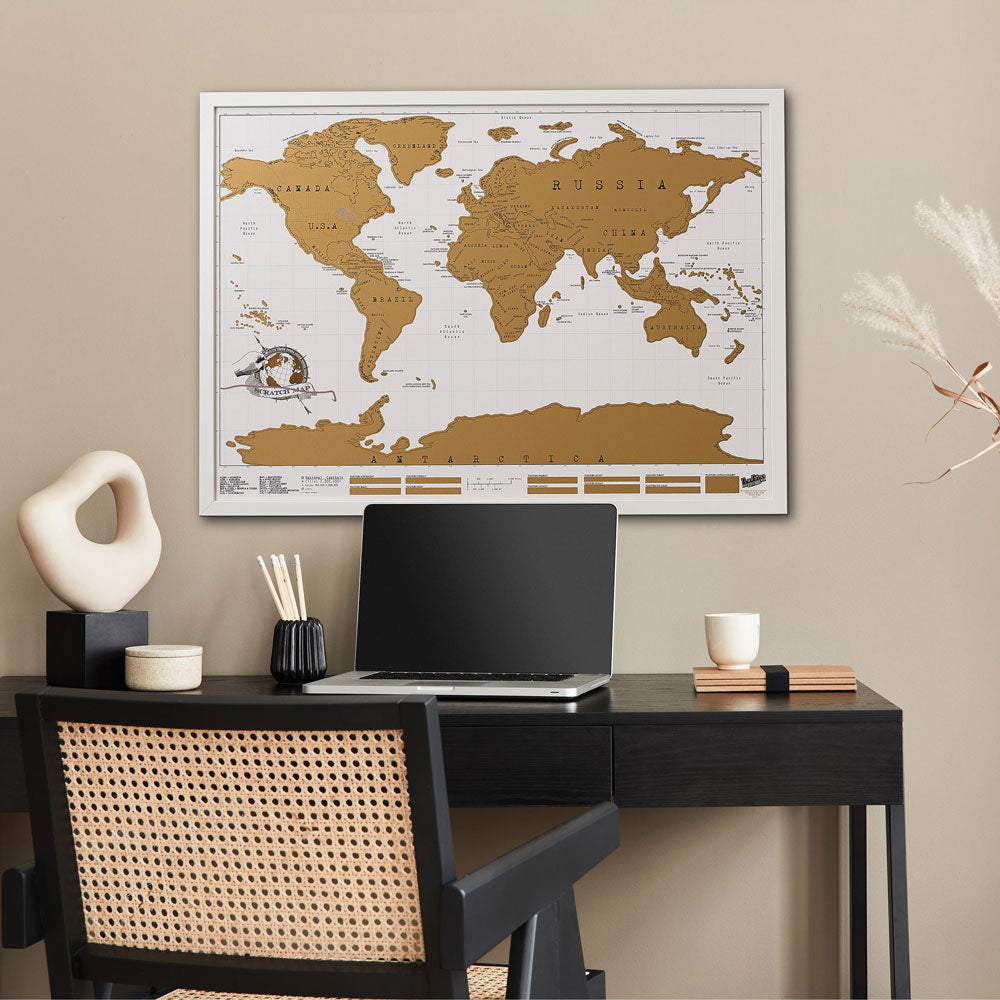 Luckies Scratch Map 12 Piece