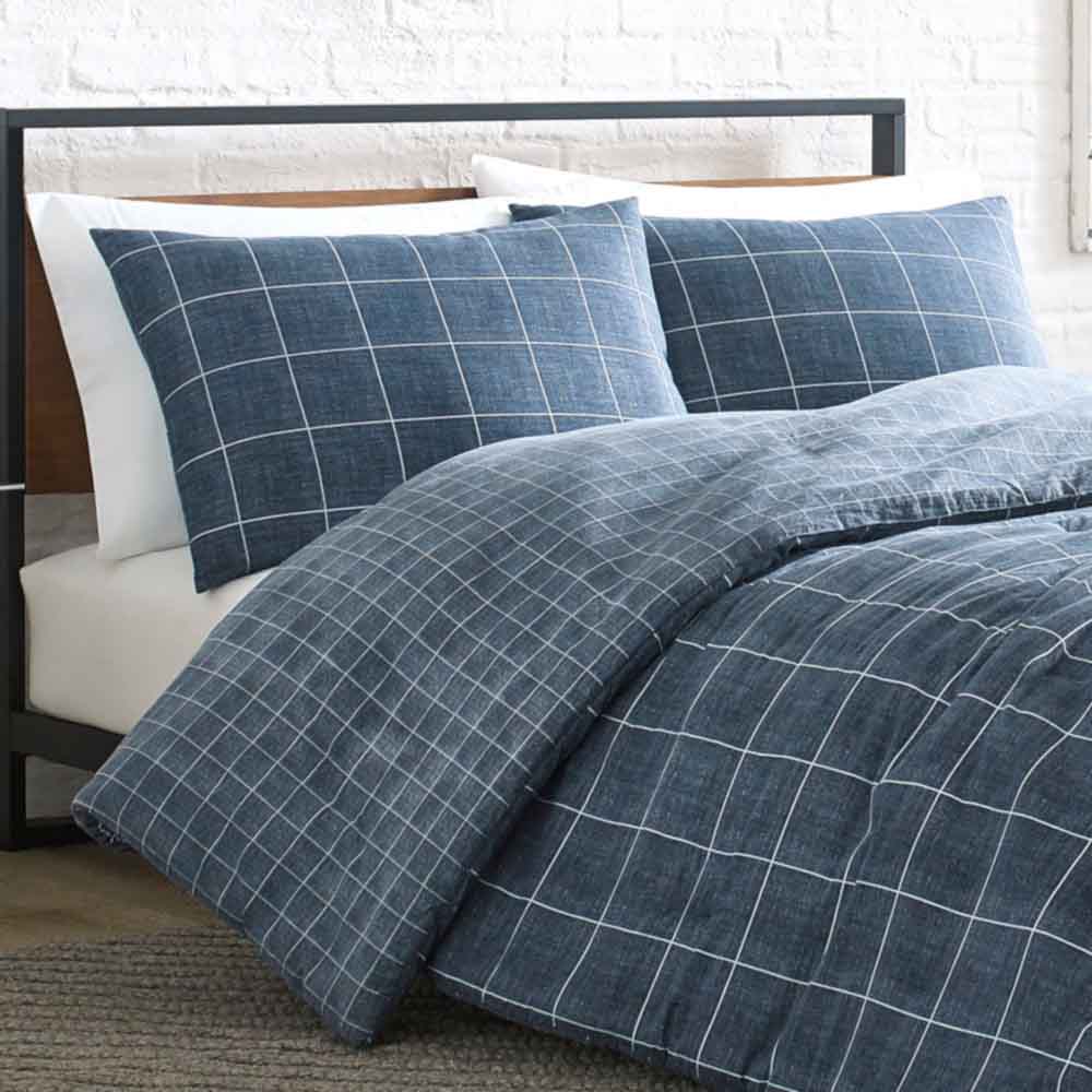 Kenneth Cole Holden Grid Quilt Cover Set