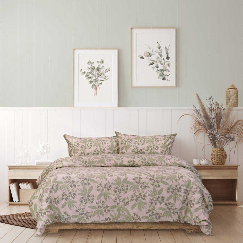 Ardor Boudoir Jasmine 250TC Quilt Cover Set at House