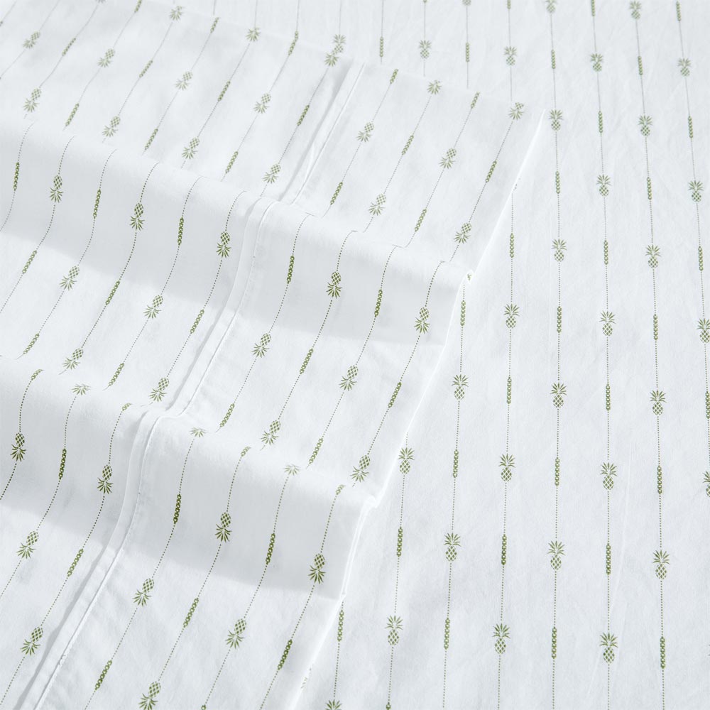 Tommy Bahama Pineapple Stripe 250TC Sheet Set