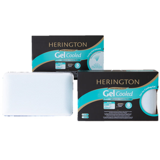 Herington Cooling Gel Memory Foam Pillow High
