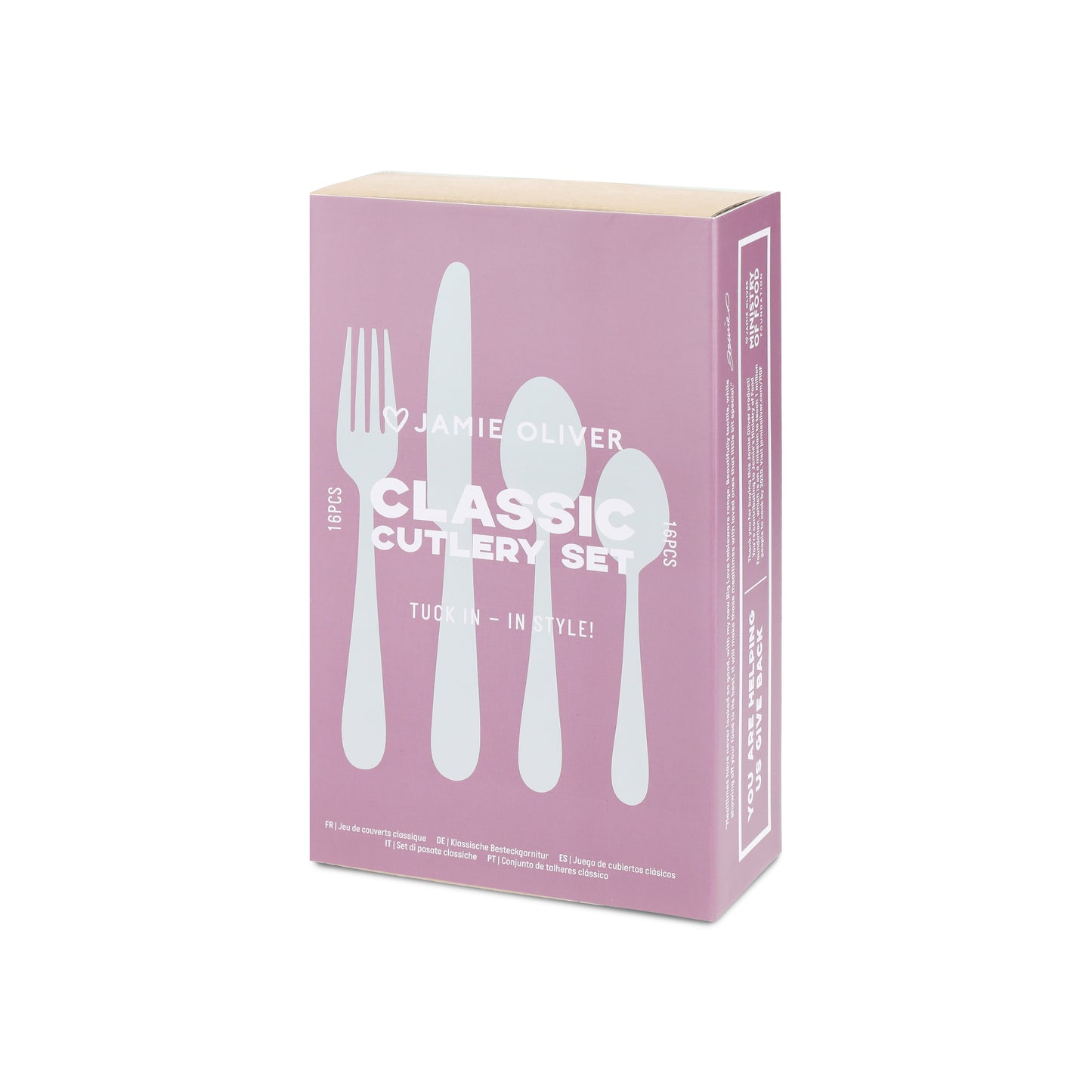 Jamie Oliver Big Love 16 Piece Stainless Steel Cutlery Set