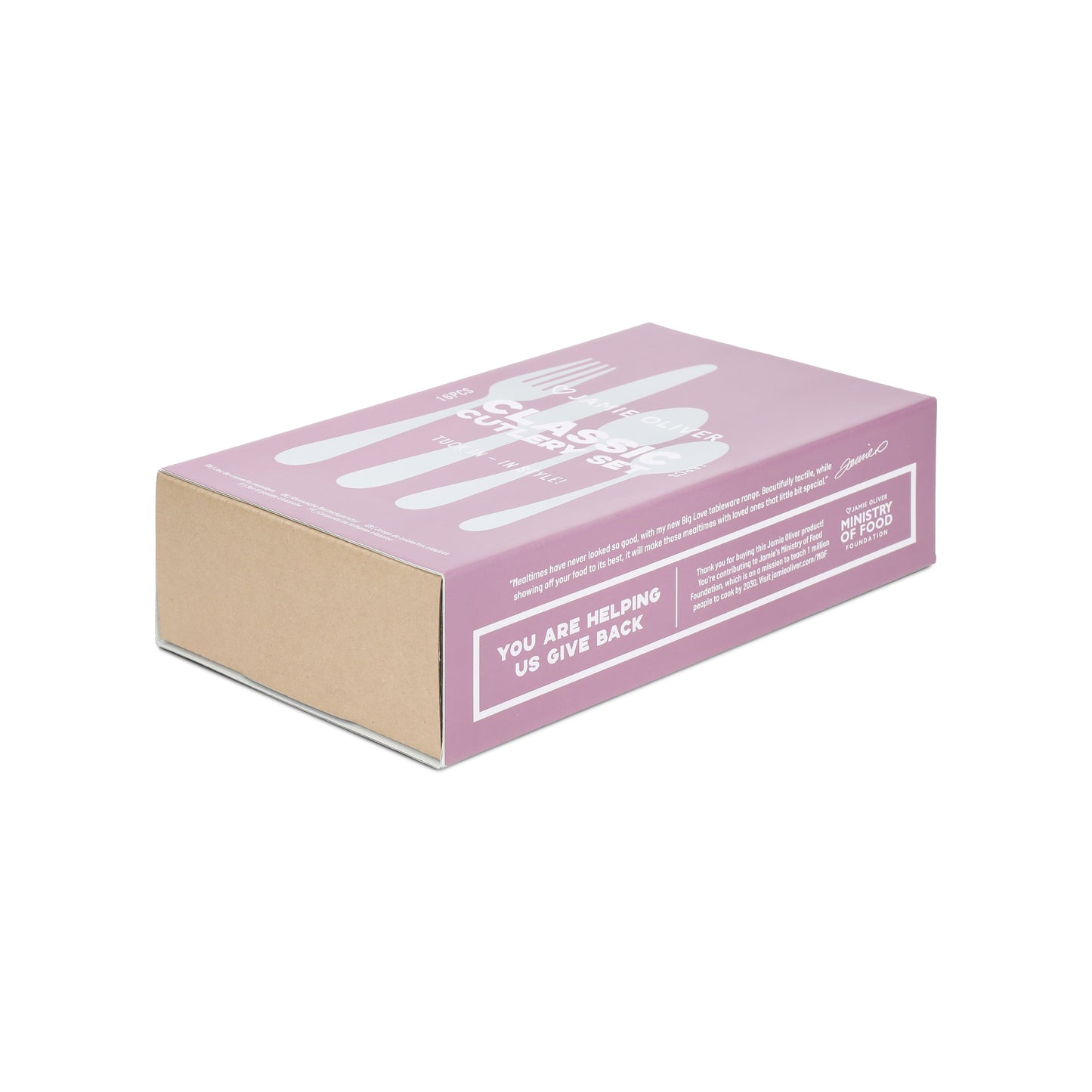 Jamie Oliver Big Love 16 Piece Stainless Steel Cutlery Set